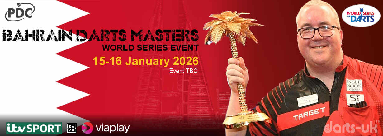 PDC World Series, Baharian TBC Jan 15-16